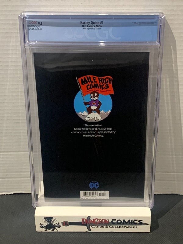 Harley Quinn # 1 CGC 9.8 Mile High Comics Edition DC 2016 [GC41]