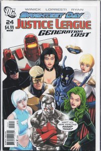 Justice League: Generation Lost #24 Variant Cover (2011) Justice League
