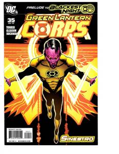 7 Green Lantern Corps DC Comic Books # 21 30 31 32 33 35 43 Sinestro Mongul BH11