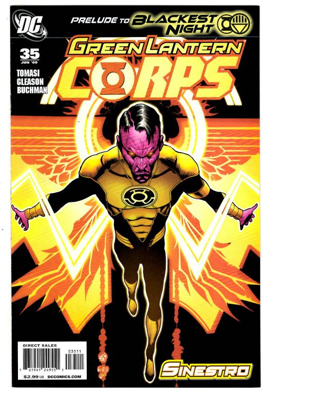 7 Green Lantern Corps DC Comic Books # 21 30 31 32 33 35 43 Sinestro Mongul BH11