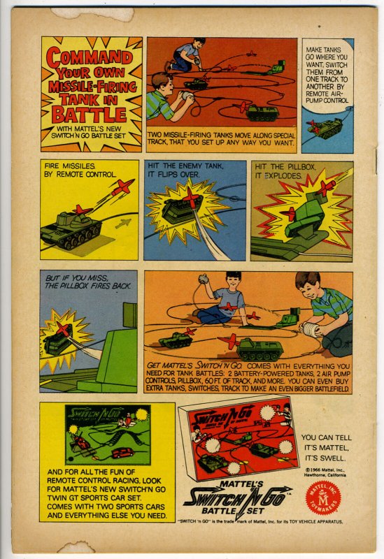 G. I. COMBAT #119 - 3.0, OW - Kubert - Grey tone cover