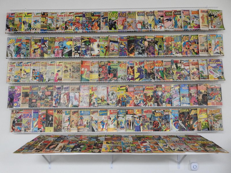 Huge Lot Silver/Bronze Age Comics W/JLA, Flash, Superman+ SEE DESCRIPTION!