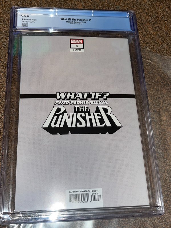 What if Peter Parker Became Punisher 1, Jusko Variant Cover, CGC Graded 9.8