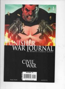 PUNISHER WAR JOURNAL #1, NM-, Frank Castle, 2007, more Marvel & PWJ in store