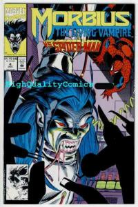 MORBIUS the VAMPIRE #1 2 3 4, NM+, Spider-man, Fangs, Web, w/ poster, 1992