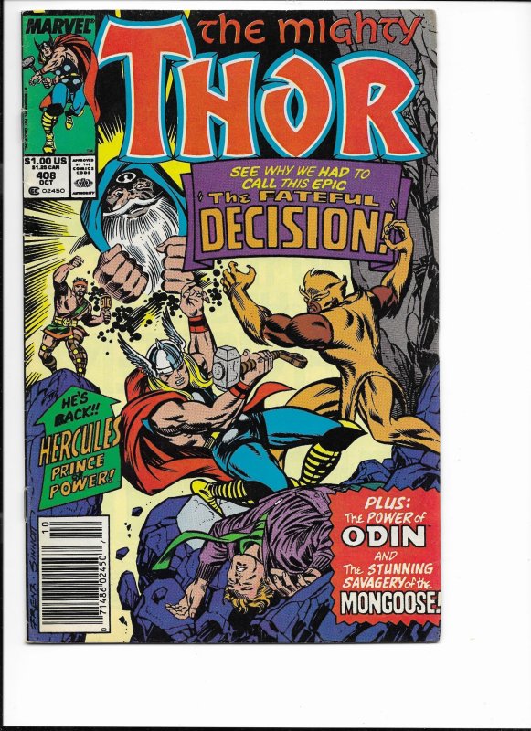 The Mighty Thor #408 (1989)