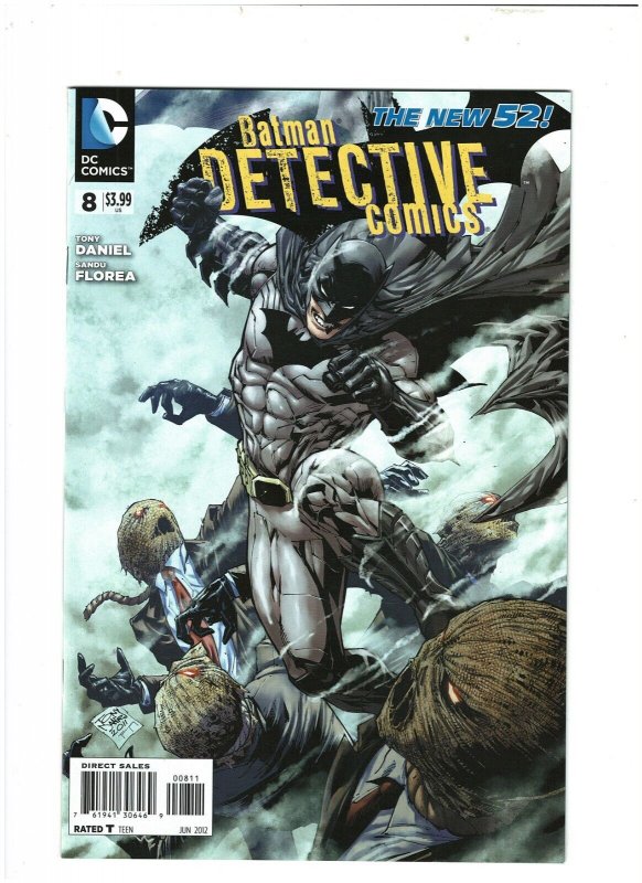 Detective Comics #8 DC Comics 2012 Batman vs. Scarecrow Tony Daniel NM- 9.2 