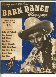 MAG: BARN DANCE #1 8/47-MUSIC-ROY ROGERS--SOUTHERN STATES PEDIGREE-fr