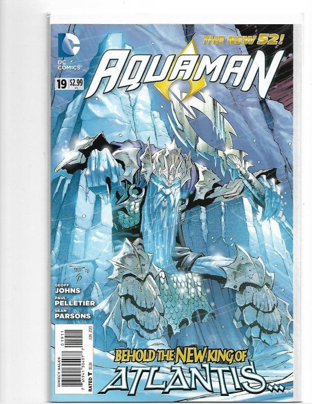 Aquaman #19! 1st First King Nereus, New Movie! (DC New 52) NM/NM+