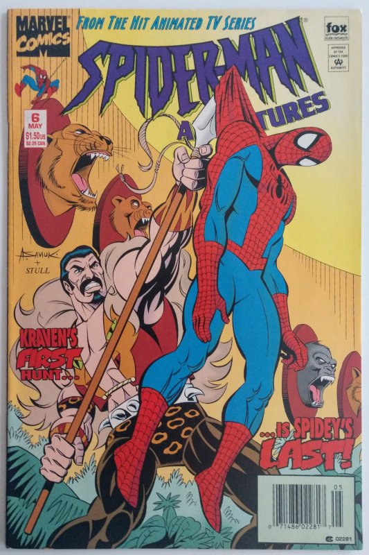 Spider-Man Adventures #6 NEWSSTAND (NM+)(1995)