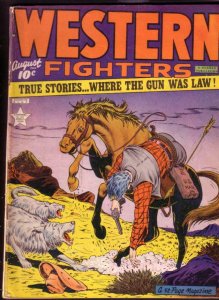 WESTERN FIGHTERS #9 PONY EXPRESS OKLAHOMA 1949 HILMAN VG/FN