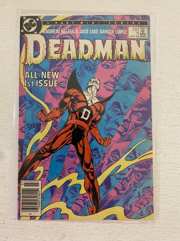 Deadman #1 newsstand edition 6.0 FN (1986) 70989318014