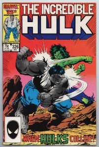 Incredible Hulk #326 (Marvel, 1986) VF [ITC791]