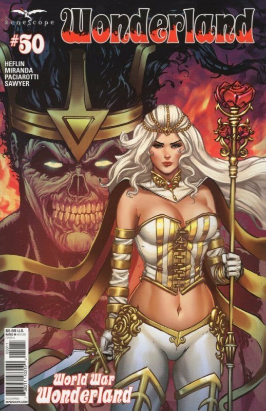 GFT País De Las Maravillas #50 cubierta de un libro de historietas 2016-Zenescope 