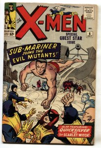 X-Men #6-1964-Sub-Mariner crossover-Silver-Age Marvel FN