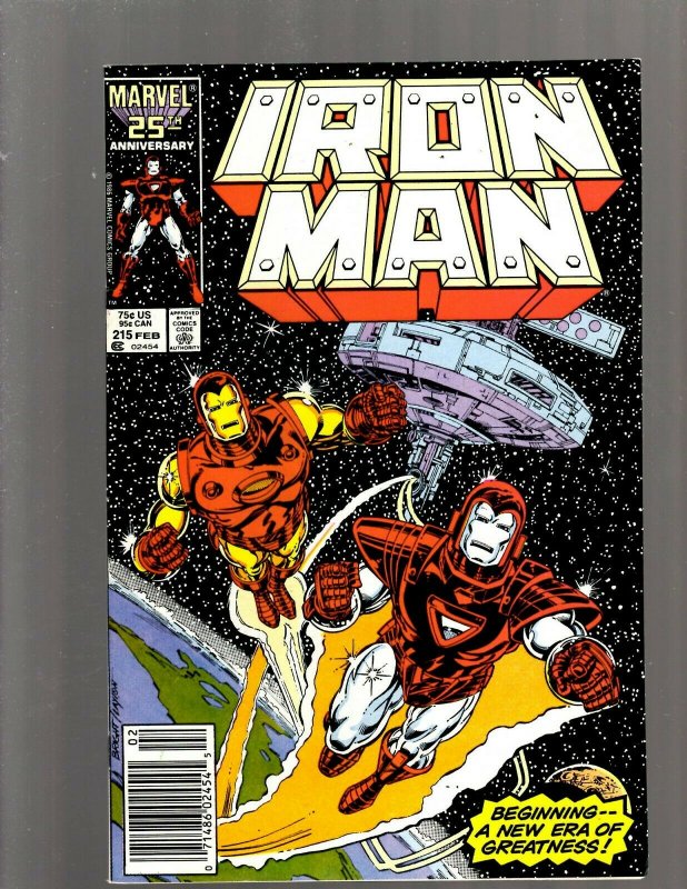 Lot of 12 Iron Man Comics #199 200 202 204 205 206 207 208 209 211 212 215 GB2