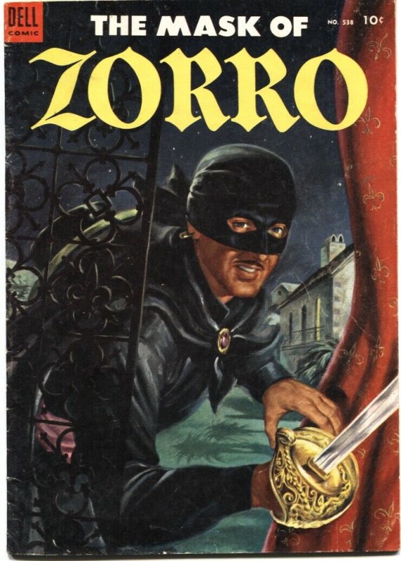 MASK OF ZORRO-FOUR COLOR #538-1954-EVERETT RAYMOND KINSTLER ART