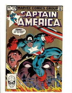 12 Captain America Marvel Comics 274 276 277 278 279 280 281 283 284 285 + NP14