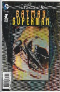 Batman Superman # 1 Lenticular Cover NM DC 2014 New 52 Futures End [I1]