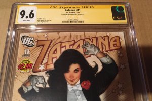 SIGNED Zatanna #11 CGC 9.6 NM+ Paul Dini story Adam Hughes