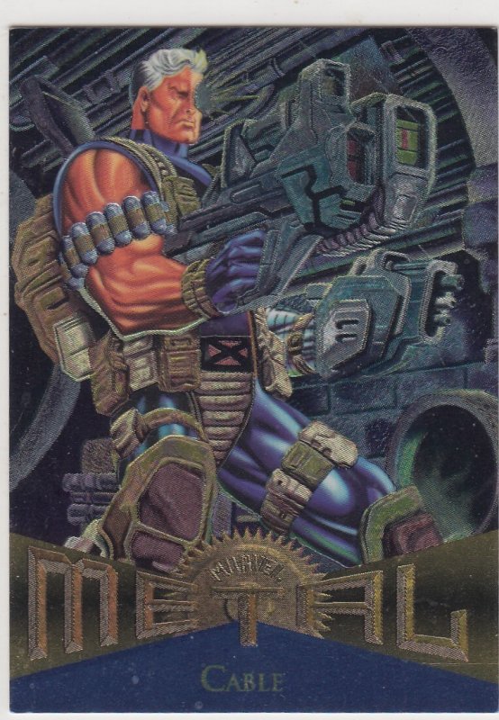 1995 Fleer Marvel Metal CABLE #88  Card