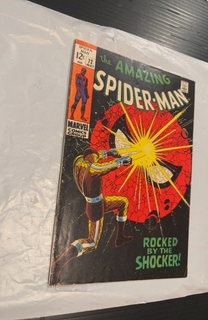 The Amazing Spider-Man #72 (1969)Rocked by Romita’s Shocker