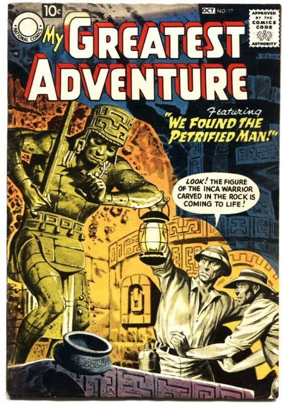 MY GREATEST ADVENTURE #17-1957--JACK KIRBY---RUBEN MOREIRA--NICK CARDY ART-RARE