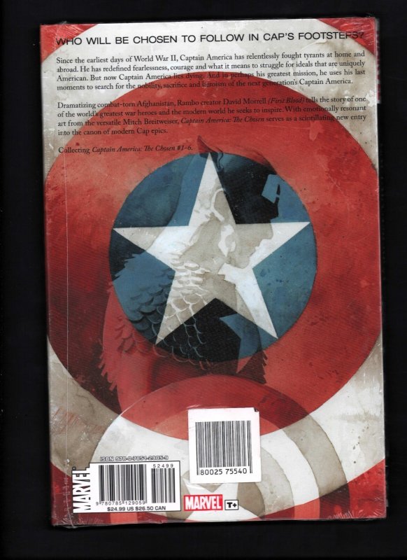 CAPTAIN AMERICA THE CHOSEN - Hardcover Marvel Comics (Sealed) 2007