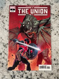 The Union 1 NM 1st Print Variant Cover Marvel Comic Book Captain Britain 19 J870