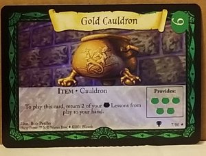 2002 Harry Potter Trading Card Game Gold Cauldron