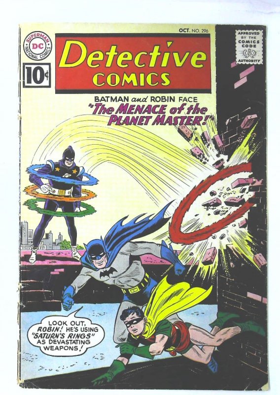 Detective Comics (1937 series) #296, VG- (Actual scan)