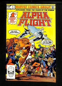 Alpha Flight #1 1st Puck!  1st Marina Marvel!