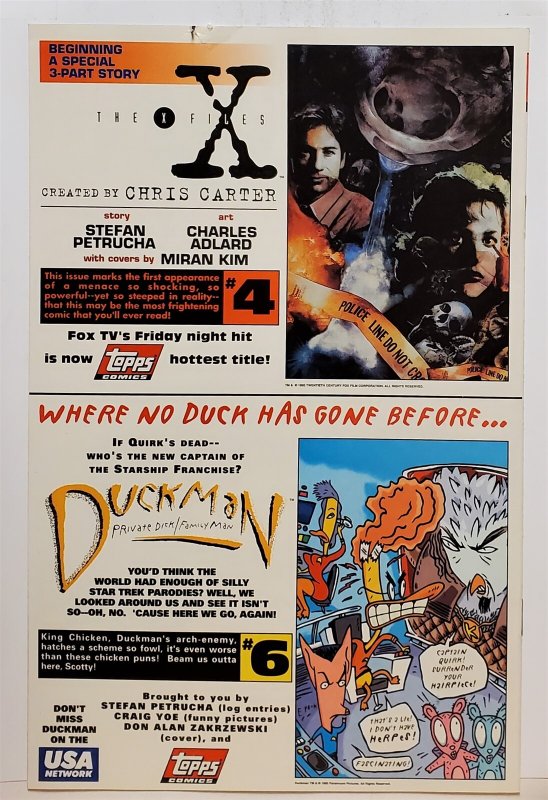 X-Files Hero Illustrated Special #1 (March 1995, Topps) FN/VF