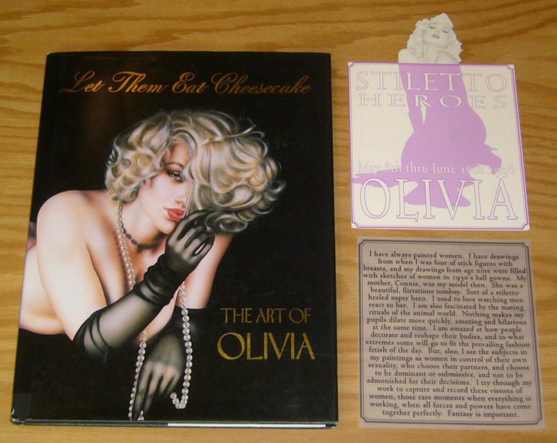 Let Them Eat Cheesecake: the Art of Olivia HC VF/NM signed - rare 1st print