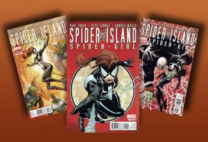 Spider-Island: The Amazing Spider Girl #1,2,3 Araña NM