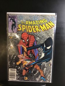 Amazing Spider-Man 258 Black Costume is Alien Symbiote Marvel Comics November 84 