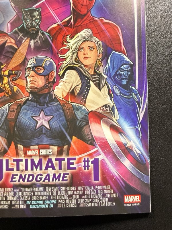 ULTIMATE ENDGAME #1 ? STONEHOUSE BLIND BAG HOMAGE VARIANT - 1ST APP -SPINE TICK