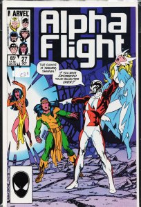 Alpha Flight #27 (1985) Alpha Flight