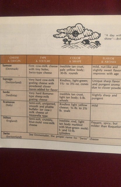 Concise encyclopedia of the worlds greatest cheese, 1973,26p,booklet