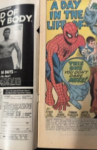The Amazing Spider-Man #99 (1971)panic at the prison—top staple popped