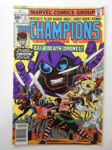 The Champions #15 (1977) VG+ Condition moisture stain