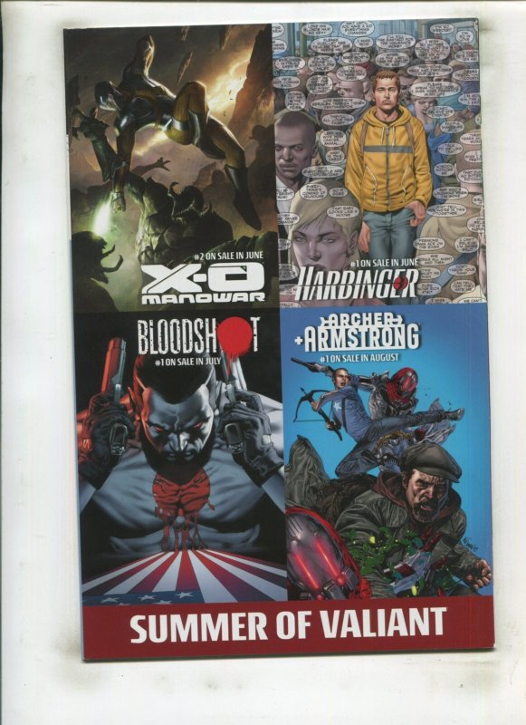 X-O MANOWAR #1 (9.0) SIGNED BY CARY NORD!! 2012