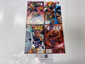 4 Exiles MARVEL comic books #80 81 82 91 97 KM19