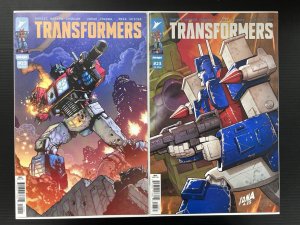 TRANSFORMERS #23 1:25 + 1:10 VARIANT SET IMAGE 2025 ENERGON IN-HAND PROSHIPPER
