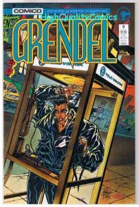 GRENDEL #5, NM+, Pander, Comico, Devil, Matt Wagner,1 986, more in store