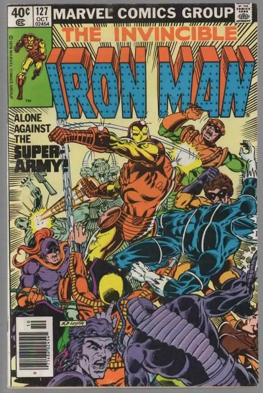 IRON MAN 127  VG-F  ALCOHOL crisis Oct. 1979