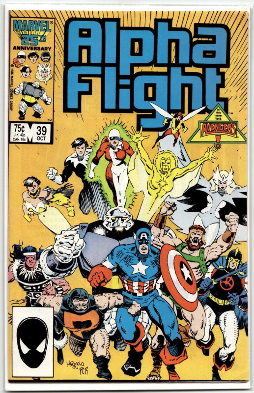Alpha Flight #39 (1986) Alpha Flight