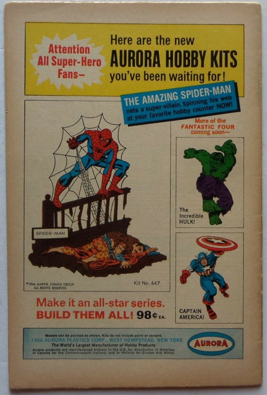 Avengers #35 (Dec 1966, Marvel), VG, 1st Roy Thomas script with Stan Lee plot