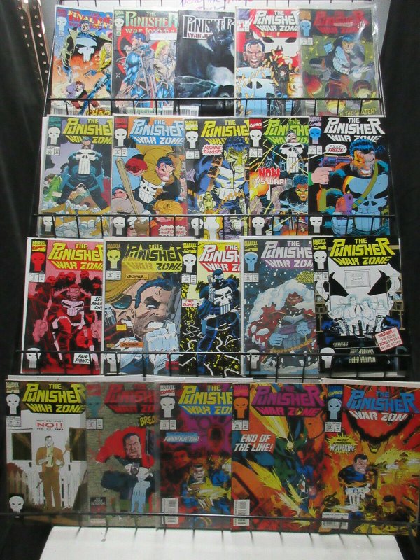 Punisher Mini-Library Short White Box SWB Lot 166 DIFF of Frank Castle Justice