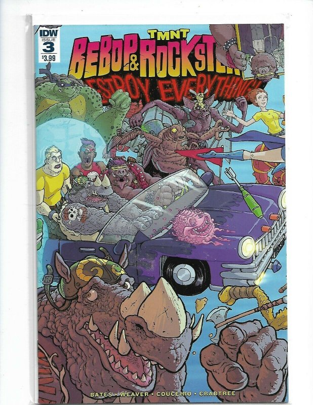TMNT Bebop & Rock Steady Destroy Everything # 3 ( 2016, IDW) NM  nw122